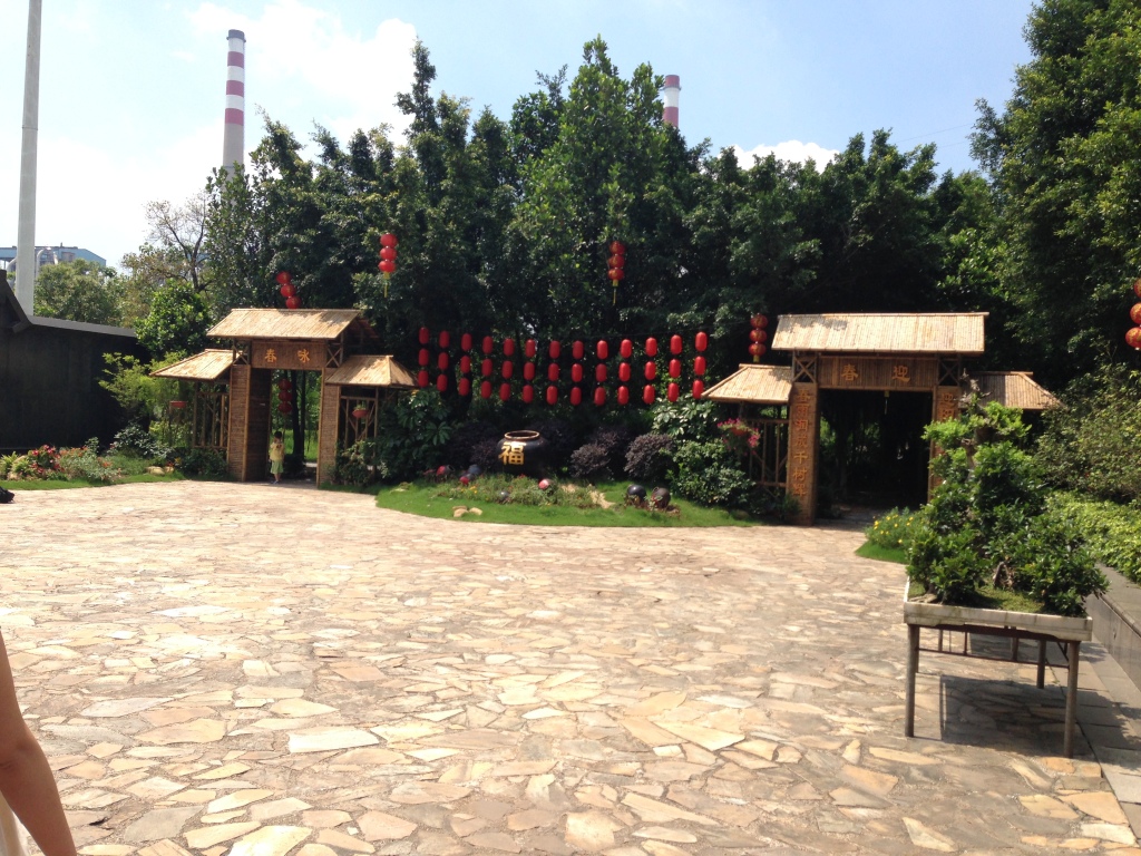 Hanging lanterns