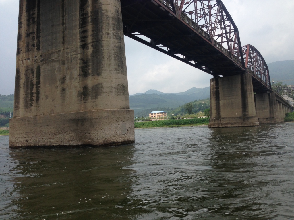 Going under the bridge