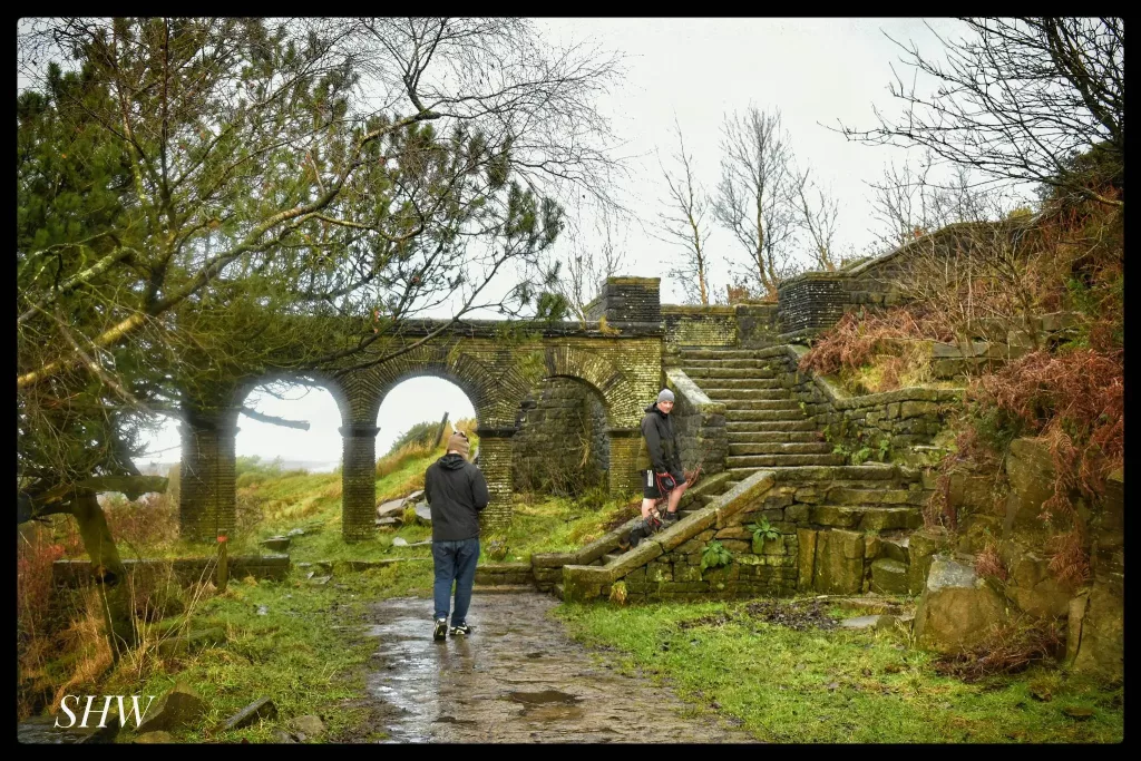 The final climb to the Pigeon Tower